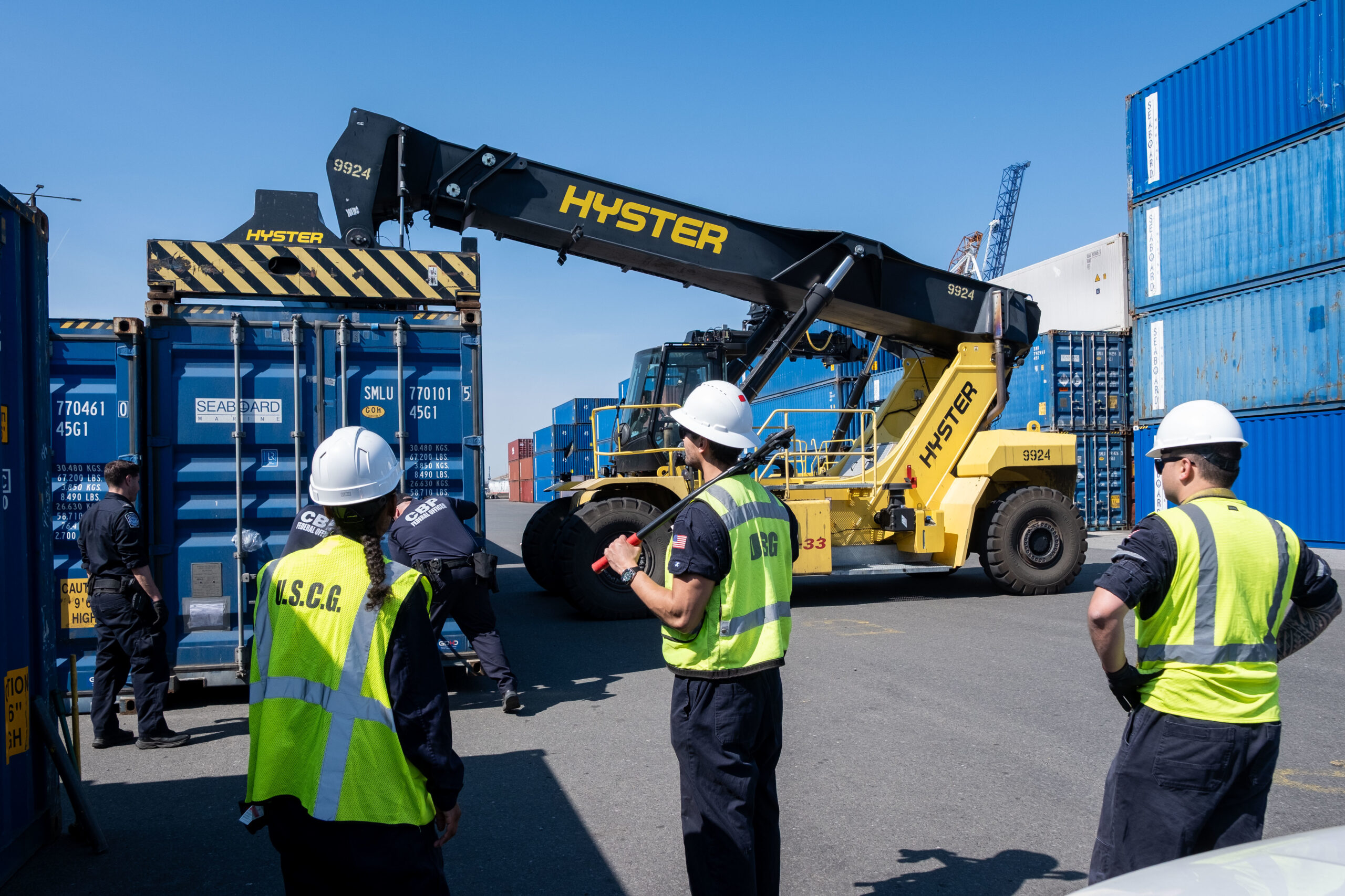 sector new york conducts joint container inspections at red hook terminal